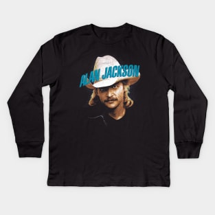 Alan Jackson Kids Long Sleeve T-Shirt